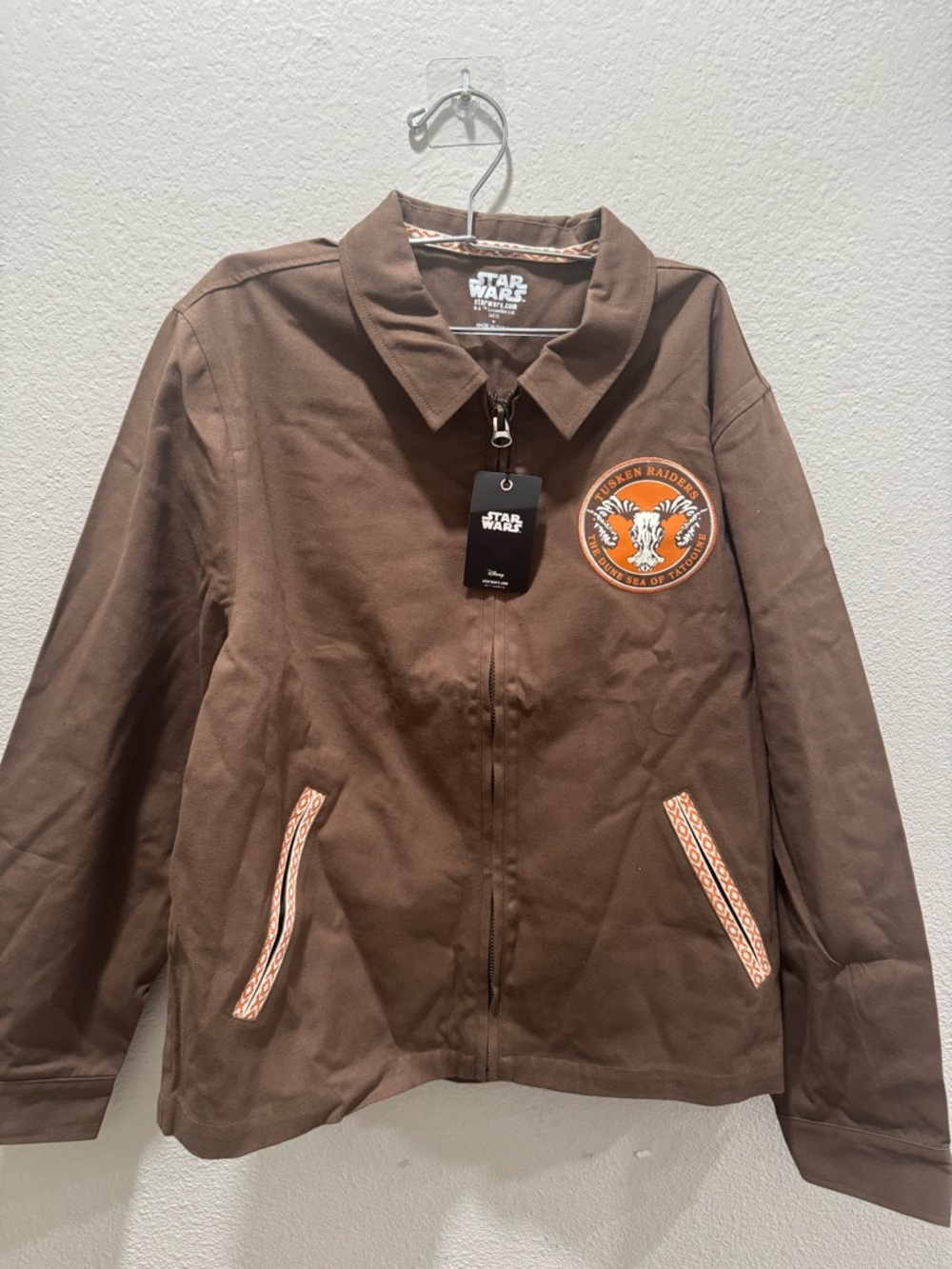 Star Wars Brown Baktoons Jacket with Orange Patch